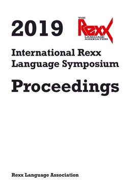 2019 International Rexx Language Symposium Proceedings