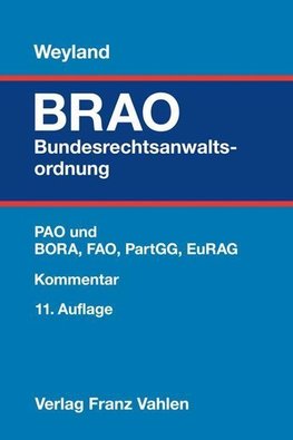 Bundesrechtsanwaltsordnung