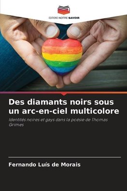 Des diamants noirs sous un arc-en-ciel multicolore