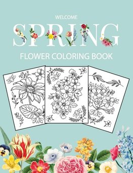 Flower Coloring Book