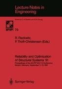 Reliability and Optimization of Structural Systems '91