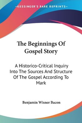 The Beginnings Of Gospel Story