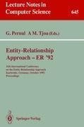 Entity-Relationship Approach - ER '92