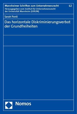 Das horizontale Diskriminierungsverbot der Grundfreiheiten