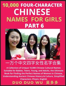 Learn Mandarin Chinese Four-Character Chinese Names for Girls (Part 6)