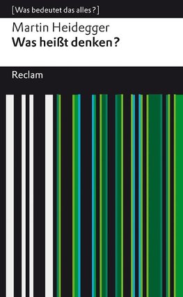 Was heißt Denken?