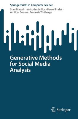 Generative Methods for Social Media Analysis