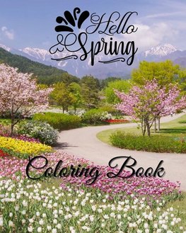 Hello Spring Coloring Book