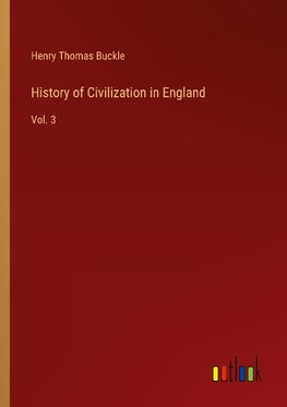 History of Civilization in England