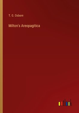 Milton's Areopagitica