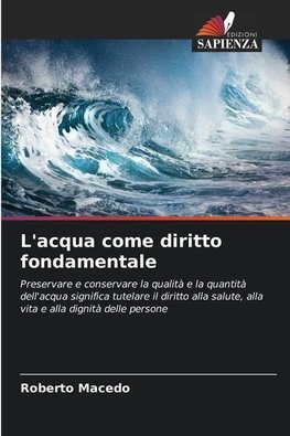 L'acqua come diritto fondamentale