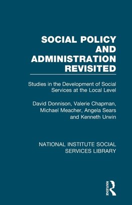 Social Policy and Administration Revisited