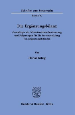 Die Ergänzungsbilanz.