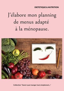 J'élabore mon planning de menus adapté à la ménopause.