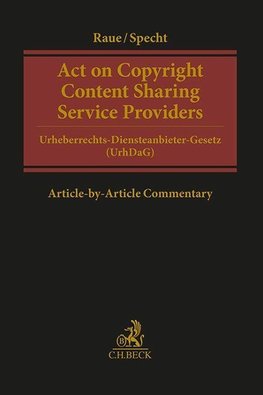 Act on Copyright Content Sharing Service Providers