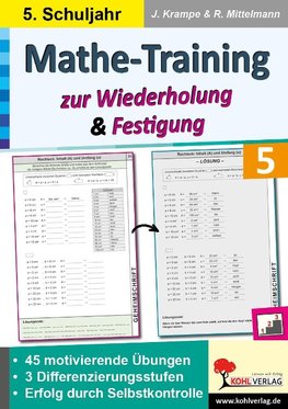 Mathe-Training - Rätsel zur Wiederholung und Festigung / Klasse 5