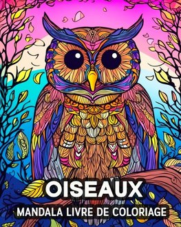 Oiseaux Mandala Livre de Coloriage