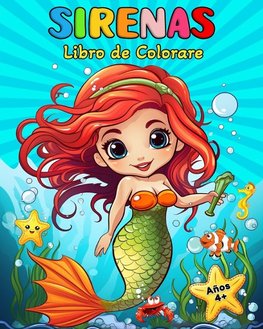 Sirenas Libro de Colorare