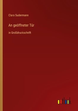 An geöffneter Tür