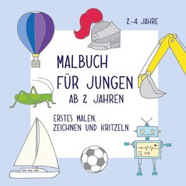 Malbuch für Jungen ab 2 Jahren