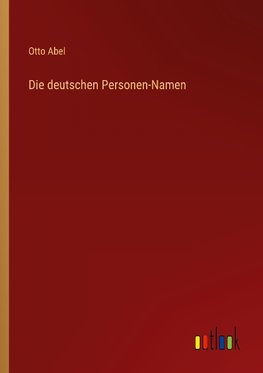 Die deutschen Personen-Namen