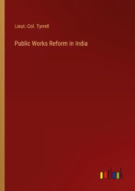 Public Works Reform in India