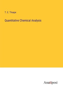 Quantitative Chemical Analysis