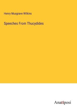 Speeches From Thucydides