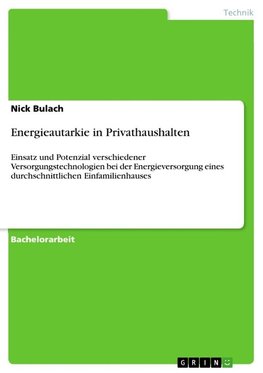 Energieautarkie in Privathaushalten