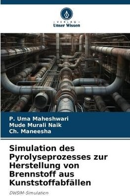 Simulation des Pyrolyseprozesses zur Herstellung von Brennstoff aus Kunststoffabfällen