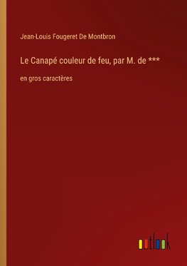 Le Canapé couleur de feu, par M. de ***