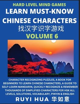 Mandarin Chinese Character Mind Games (Volume 6)