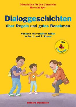 Dialoggeschichten über Regeln und gutes Benehmen / Silbenhilfe