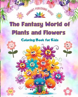 The Fantasy World of Plants and Flowers - Coloring Book for Kids - Funny Designs with Nature's Most Adorable Creatures