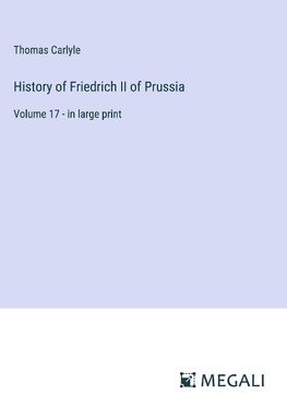 History of Friedrich II of Prussia