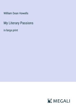 My Literary Passions