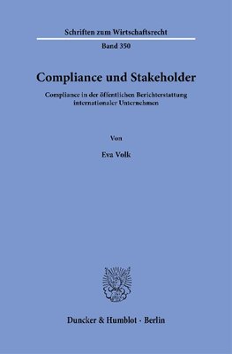 Compliance und Stakeholder.