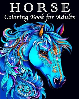 Horse Coloring Book for Adults