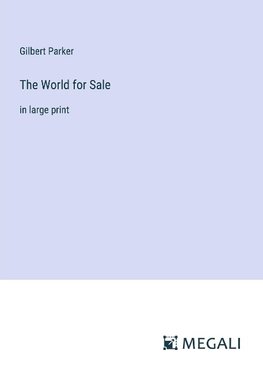 The World for Sale