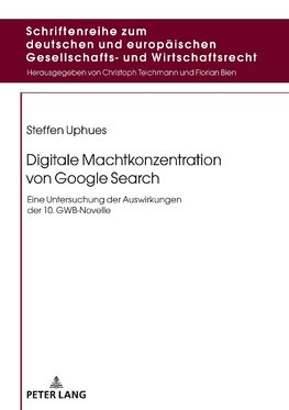 Digitale Machtkonzentration von Google Search