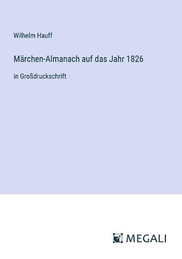 Märchen-Almanach auf das Jahr 1826