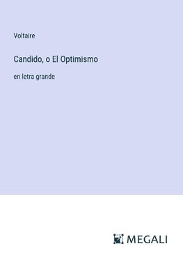 Candido, o El Optimismo