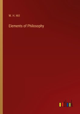 Elements of Philosophy