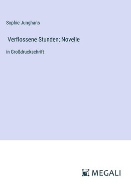 Verflossene Stunden; Novelle