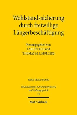 Wohlstandssicherung durch freiwillige Längerbeschäftigung