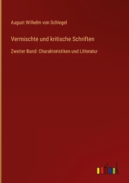 Vermischte und kritische Schriften