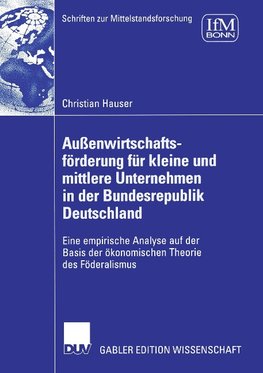 Außenwirtschaftsförderung für kleine und mittlere Unternehmen in der Bundesrepublik Deutschland