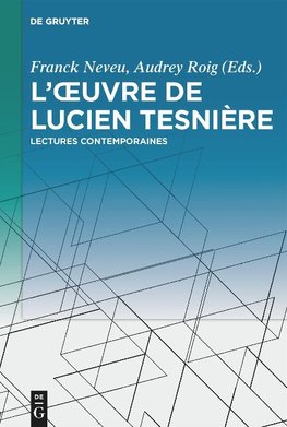 L¿¿uvre de Lucien Tesnière