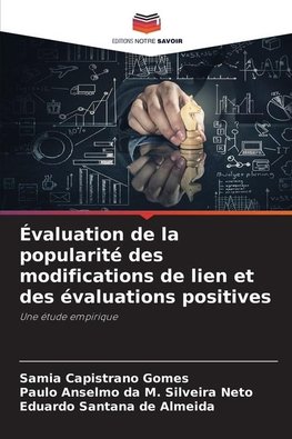 Évaluation de la popularité des modifications de lien et des évaluations positives