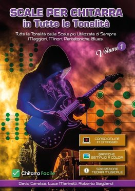 Scale per Chitarra in Tutte le Tonalità - Il Primo Libro delle Scale